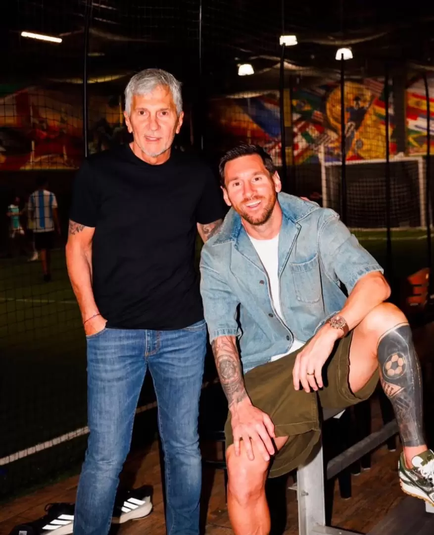 Lionel Messi reapareció en Instagram con una foto junto a su papá