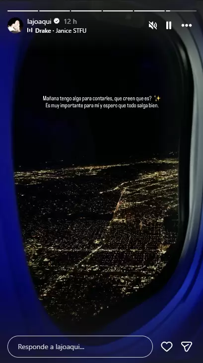 La Joaqui anticipó que tiene un importante anuncio que hacer