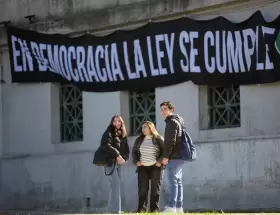 El paro universitario fue contundente en todo el pa�s.