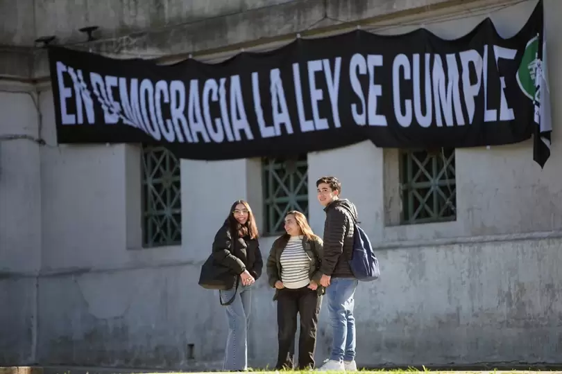 El paro universitario fue contundente en todo el pa�s.