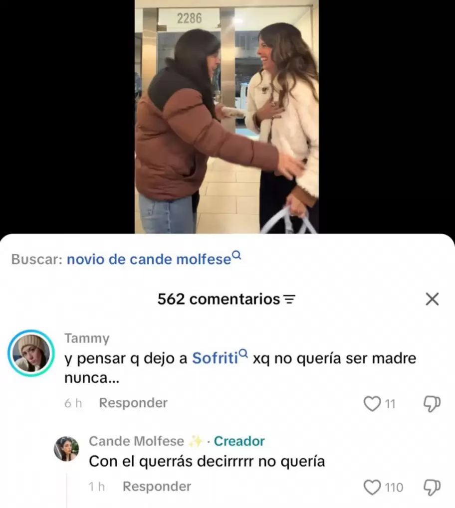 El comentario de Cande Molfese contra Gastón Soffritti
