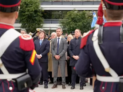 El protagonismo de las fotos de presidencia se concentr� en Mart�n Menem y Santilli