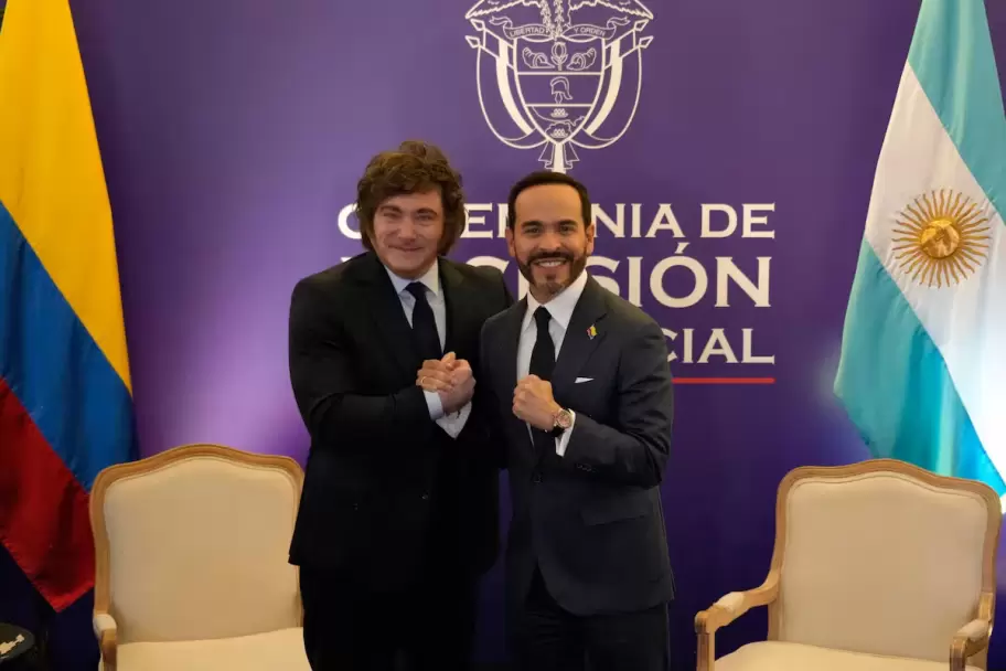 Milei en Colombia con Abelardo de la Espriella