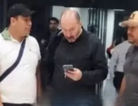 El momento de la detenci�n de Fernando Cerimedo