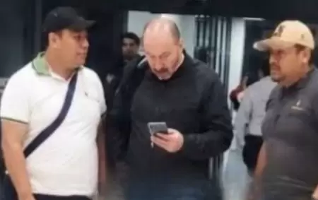 El momento de la detenci�n de Fernando Cerimedo