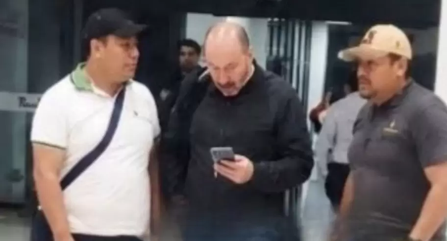 El momento de la detención de Fernando Cerimedo
