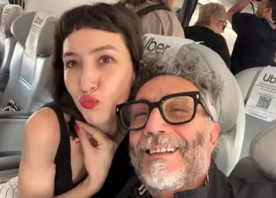 Sof�a Gala y Fito P�ez en la foto con la que dieron a conocer su relaci�n, tras casi un a�o y medio en secreto.