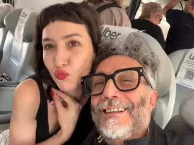 Sof�a Gala y Fito P�ez en la foto con la que dieron a conocer su relaci�n, tras casi un a�o y medio en secreto.
