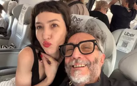 Sof�a Gala y Fito P�ez en la foto con la que dieron a conocer su relaci�n, tras casi un a�o y medio en secreto.