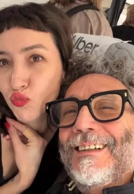Sof�a Gala y Fito P�ez en la foto con la que dieron a conocer su relaci�n, tras casi un a�o y medio en secreto.