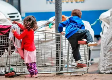 Pobreza infantil