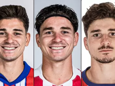 Las tres temporadas de Juli�n �lvarez en el Atl�tico Madrid y el contraste con la �ltima foto.
