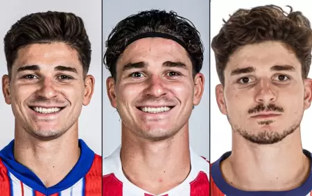 Las tres temporadas de Juli�n �lvarez en el Atl�tico Madrid y el contraste con la �ltima foto.