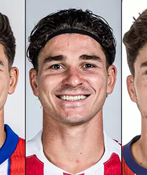 Las tres temporadas de Juli�n �lvarez en el Atl�tico Madrid y el contraste con la �ltima foto.