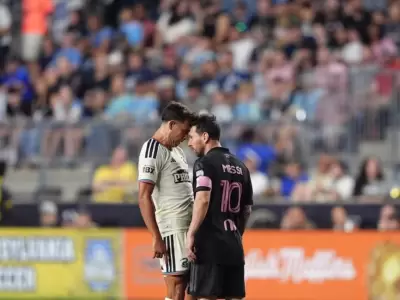 Tenso cruce entre Lionel Messi y Quinn Sullivan