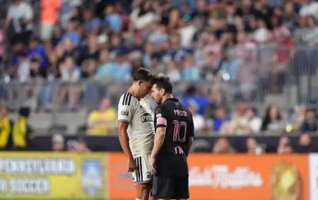 Tenso cruce entre Lionel Messi y Quinn Sullivan