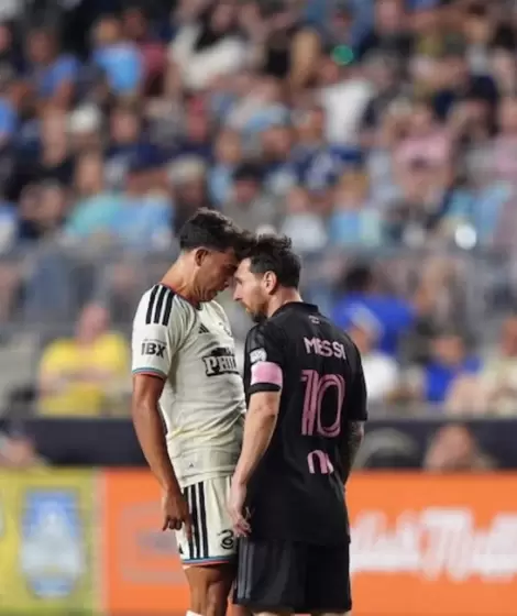 Tenso cruce entre Lionel Messi y Quinn Sullivan