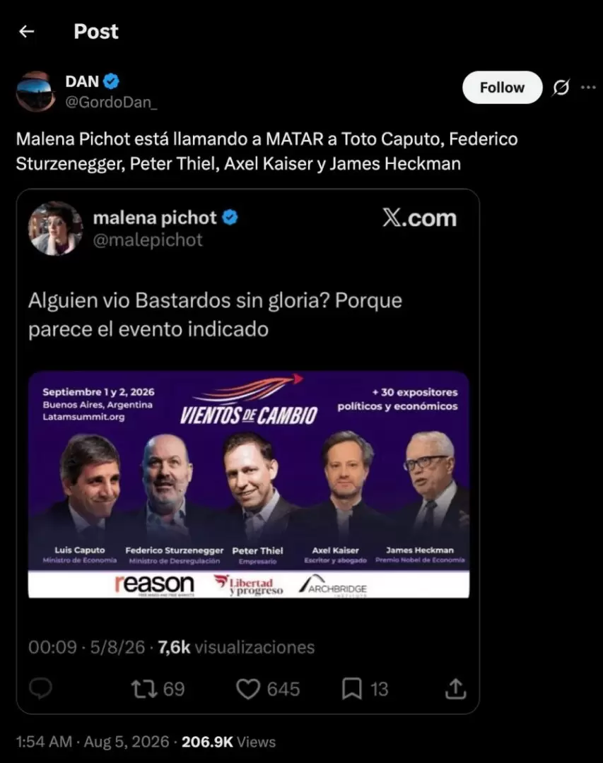 El chiste de Pichot y la denuncia de Daniel Parisini