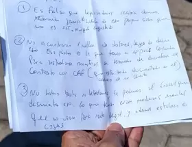 Las ocho respuestas de Cerimedo a trav�s de una carta