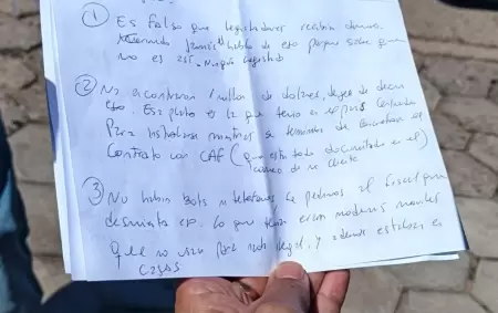 Las ocho respuestas de Cerimedo a trav�s de una carta