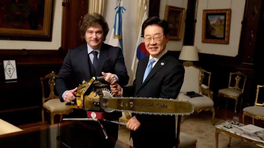 Milei y Lee Jae-myung