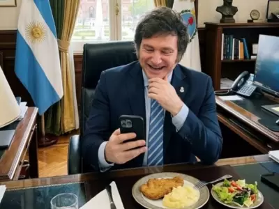 La foto de Milei en Casa Rosada creada con IA