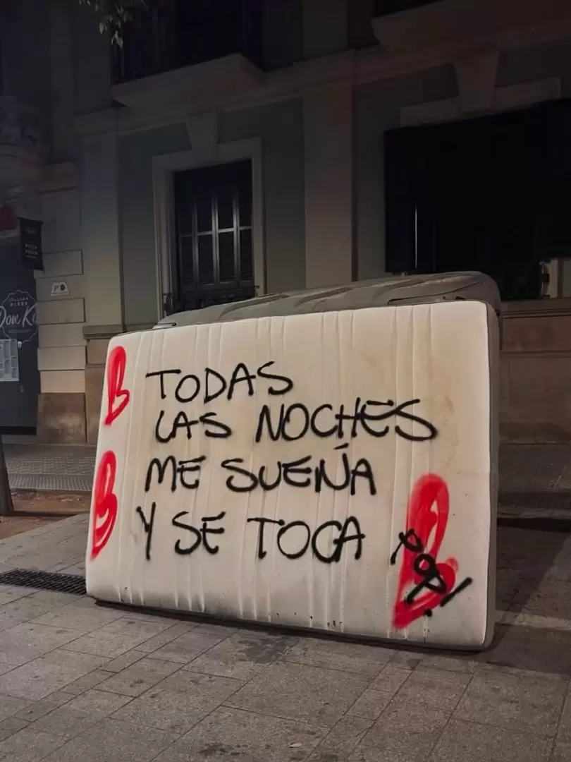 Una parte de la canción Fanático