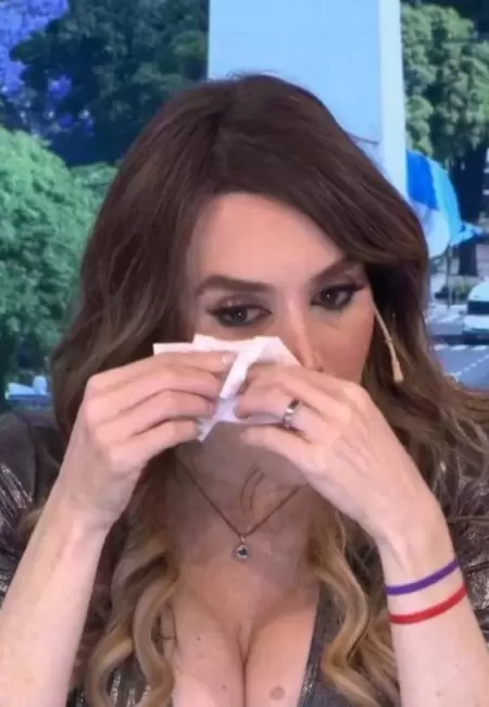 F�tima Florez llorando