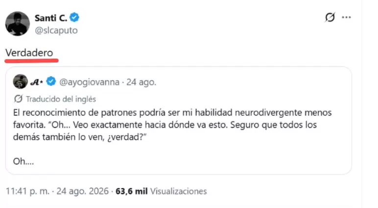 El mensajito de Santi Caputo en medio de las internas con Karina Milei