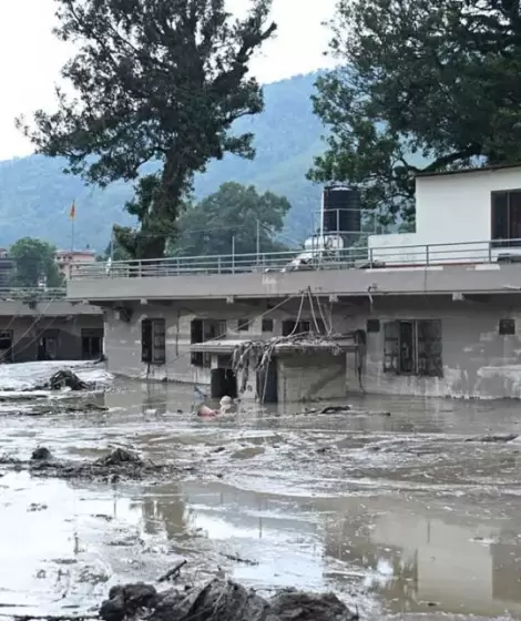 Inundaci�n en Nepal