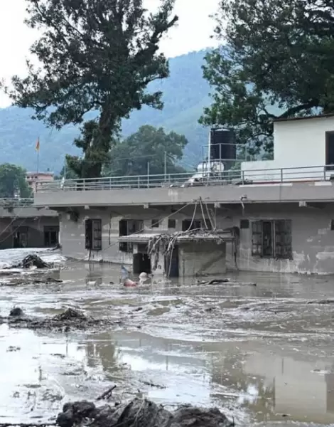Inundaci�n en Nepal