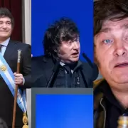Las mil caras de Milei: del Rambo del arco al gobernante de espalda rota y pinta de fantasma