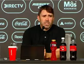 Eduardo "Chacho" Coudet se despidi� de River Plate, tras no poder cumplir los objetivos.