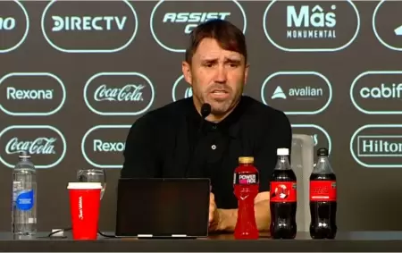 Eduardo "Chacho" Coudet se despidi� de River Plate, tras no poder cumplir los objetivos.