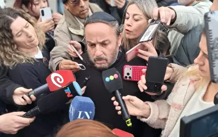 Desalojo en una sinagoga en Flores