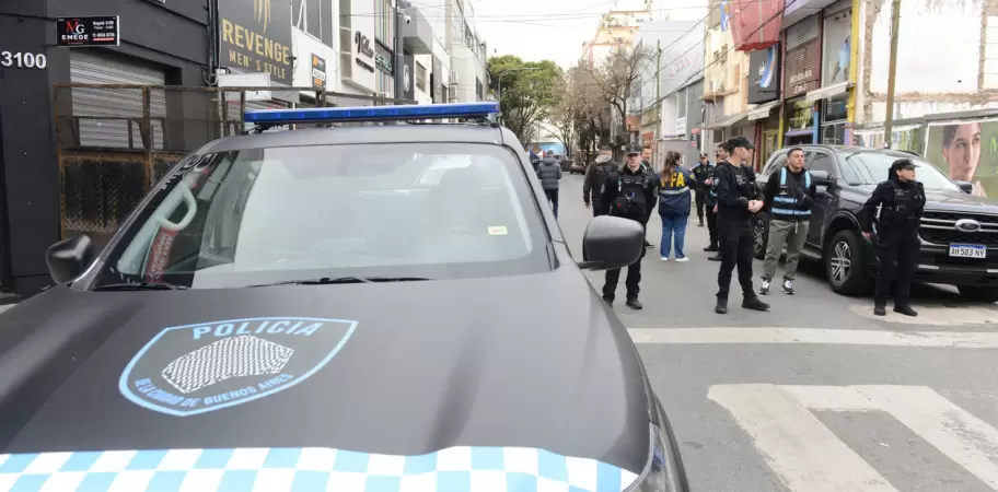 Desalojo en una sinagoga en Flores