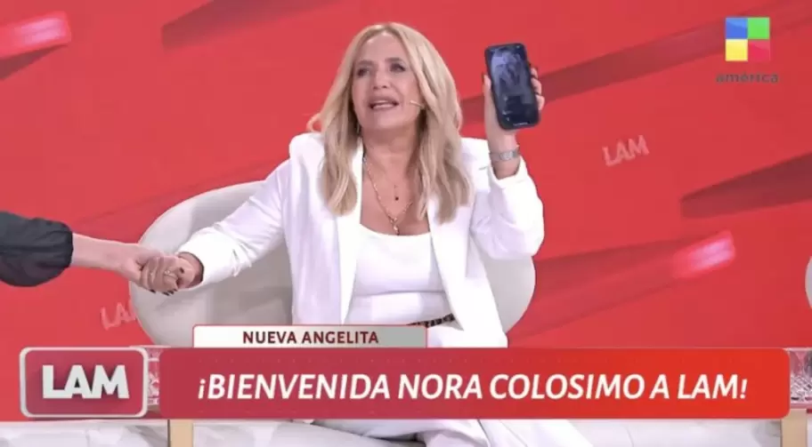 Nora no avisó a nadie de su debut en LAM