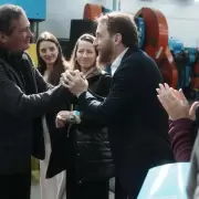 Otermín encabezó el acto del Día de la Industria junto a empresarios de Lomas de Zamora
