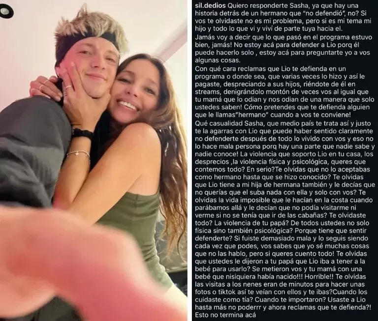 La mamá de Lio Ferro salió a defenderlo tras la polémica