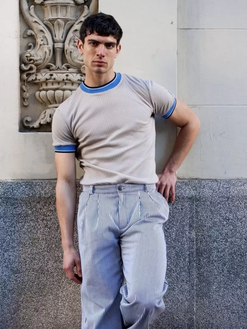 Martín Cols no tenía pensado ser modelo pero un mensaje cambió su vida
