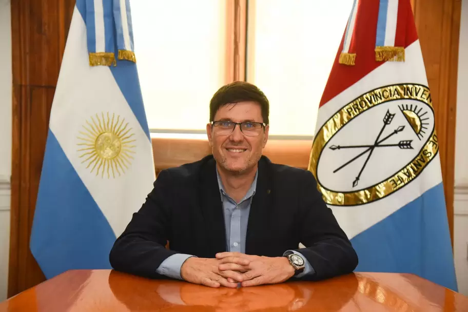 Ministro de Educación de Santa Fe, José Goity