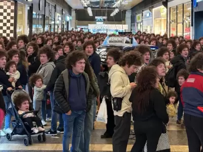 Una de las burlas a la foto fake que subi� Milei para disimular el bajo consumo.