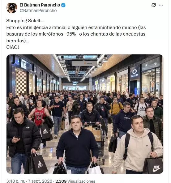 Luego de la publicación fake de Milei hubo un carnaval de memes.