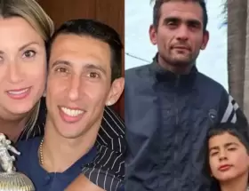 El gesto de la familia Di Mar�a con Nicol�s y Eloy
