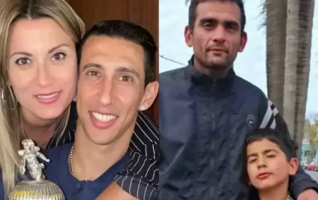 El gesto de la familia Di Mar�a con Nicol�s y Eloy