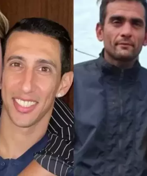 El gesto de la familia Di Mar�a con Nicol�s y Eloy