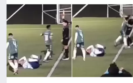 Agresi�n en el senior