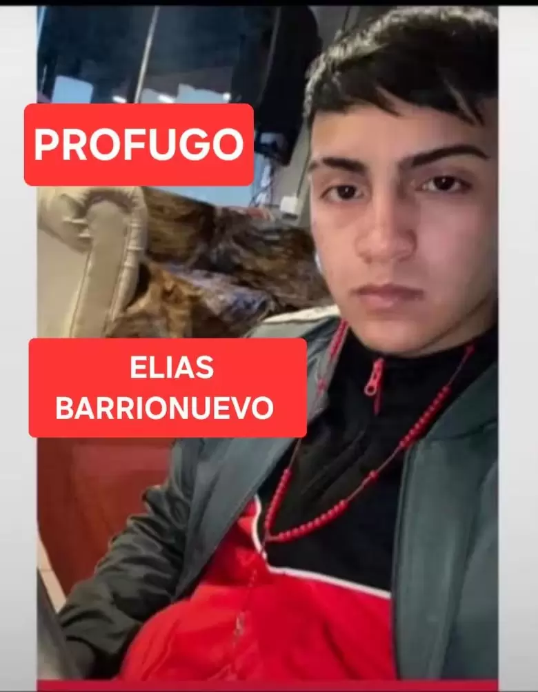 Elías Barrionuevo cuando estaba prófugo