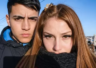 El�as Barrionuevo y Camila Castro