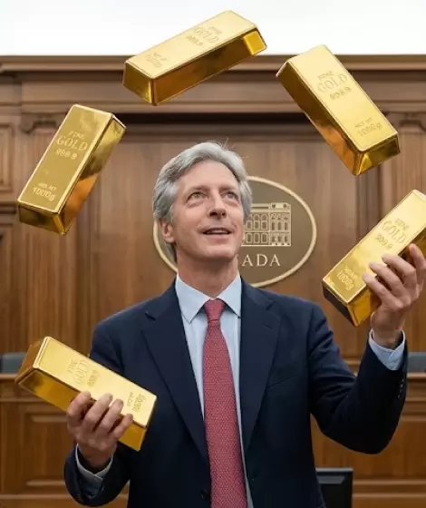 Santiago Bausili hace malabares para explicar d�nde est�n los lingotes de oro